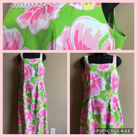 Lilly Pulitzer Dresses & Skirts - Lilly Pulitzer 6 Full Length White Label Sundress